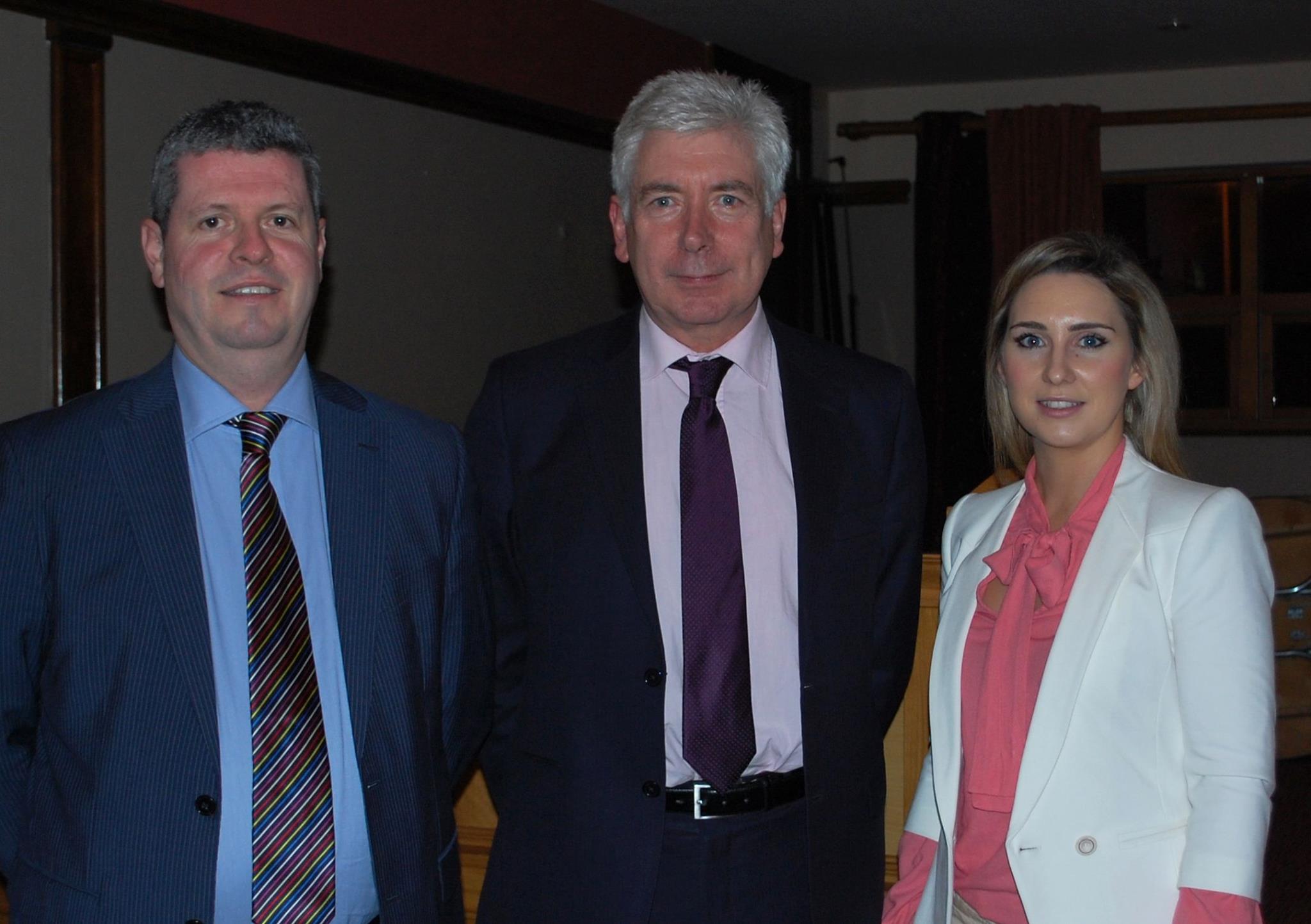 Peter Leonard, Alex White TD and Cllr Grace Tallon 
