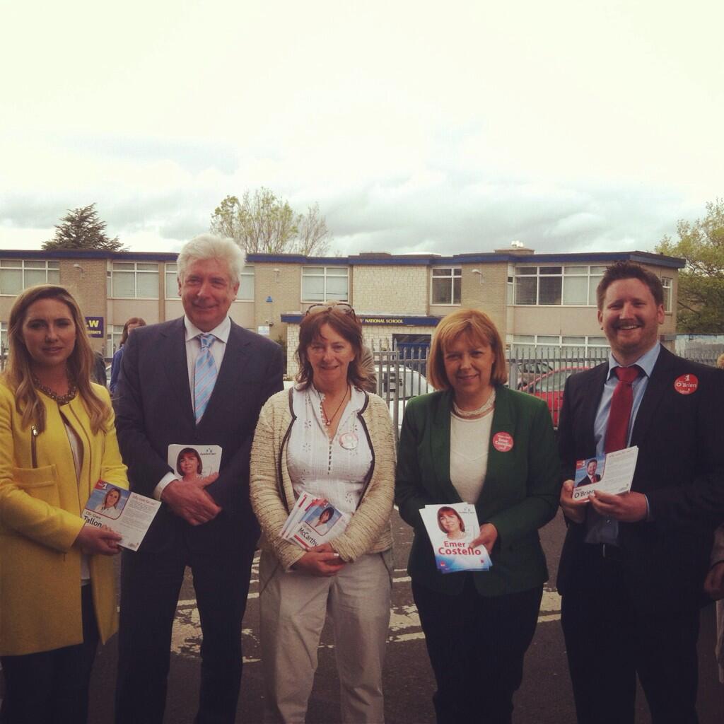 Cllr. Grace Tallon, Alex White TD, Cllr Lettie McCarthy, Emer Costello MEP and Peter O'Brien