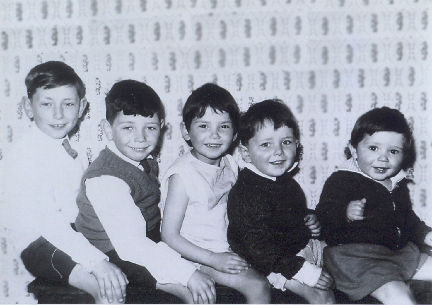 Alex with his brothers and sister in 1966