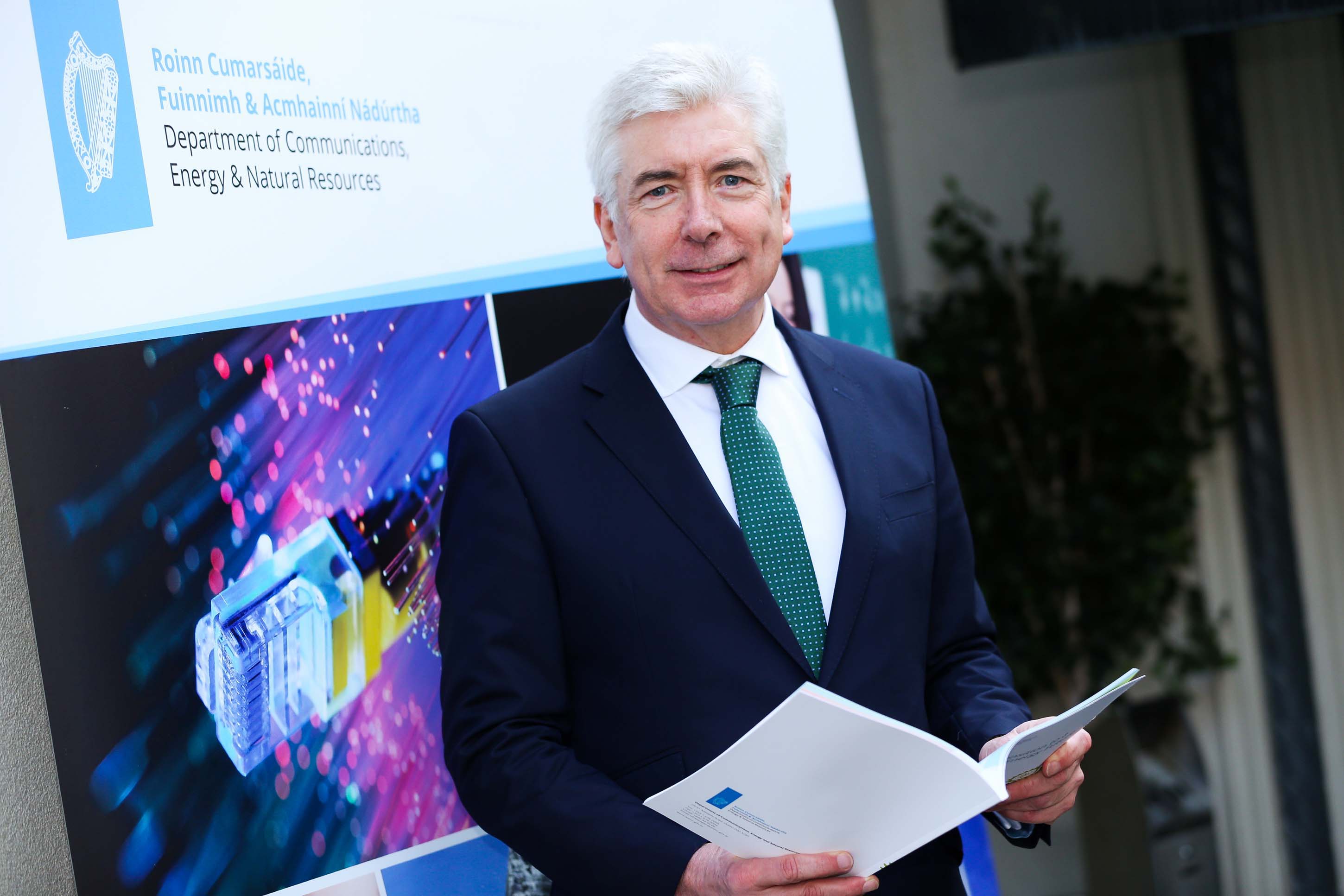 Minister for Energy, Alex White TD at the launch of the Energy W